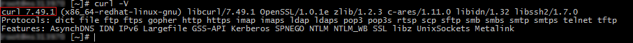 curl_version